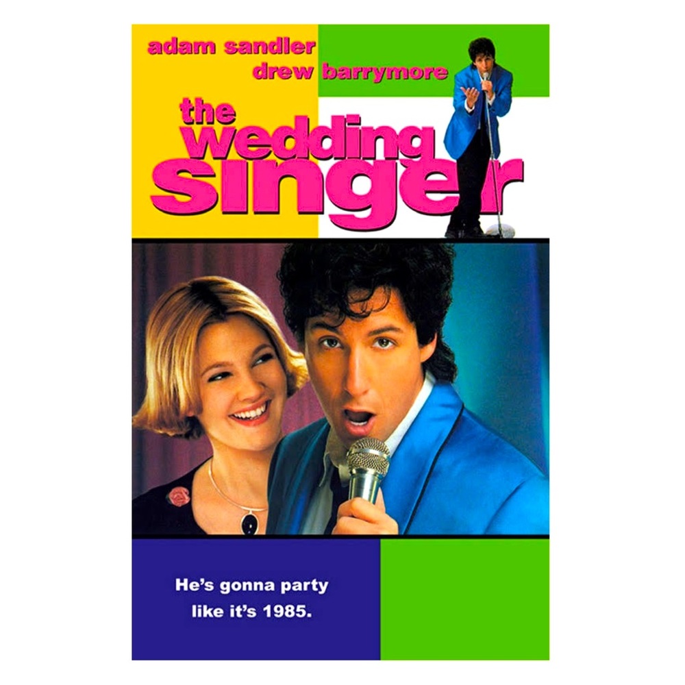 6/$15 DVD: The Wedding Singer 1998 ‧ Romance/Comedy Adam Sandler/Drew Barrymore